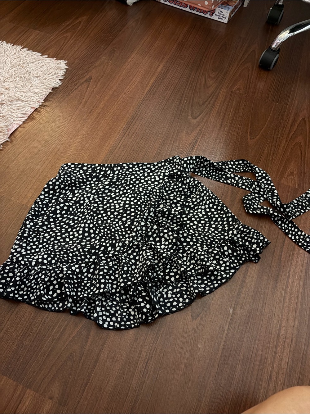 Black and white skirt